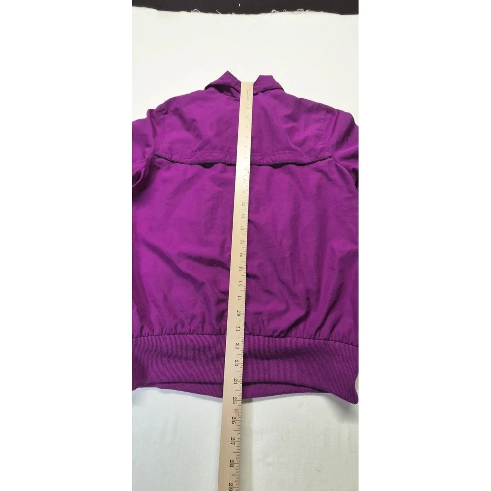 Nike The Athletic Dept.women purple full zip lightweight windbreaker jacket sz.M